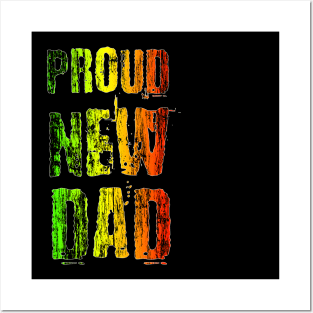 Rasta Colors, Proud New Dad Posters and Art